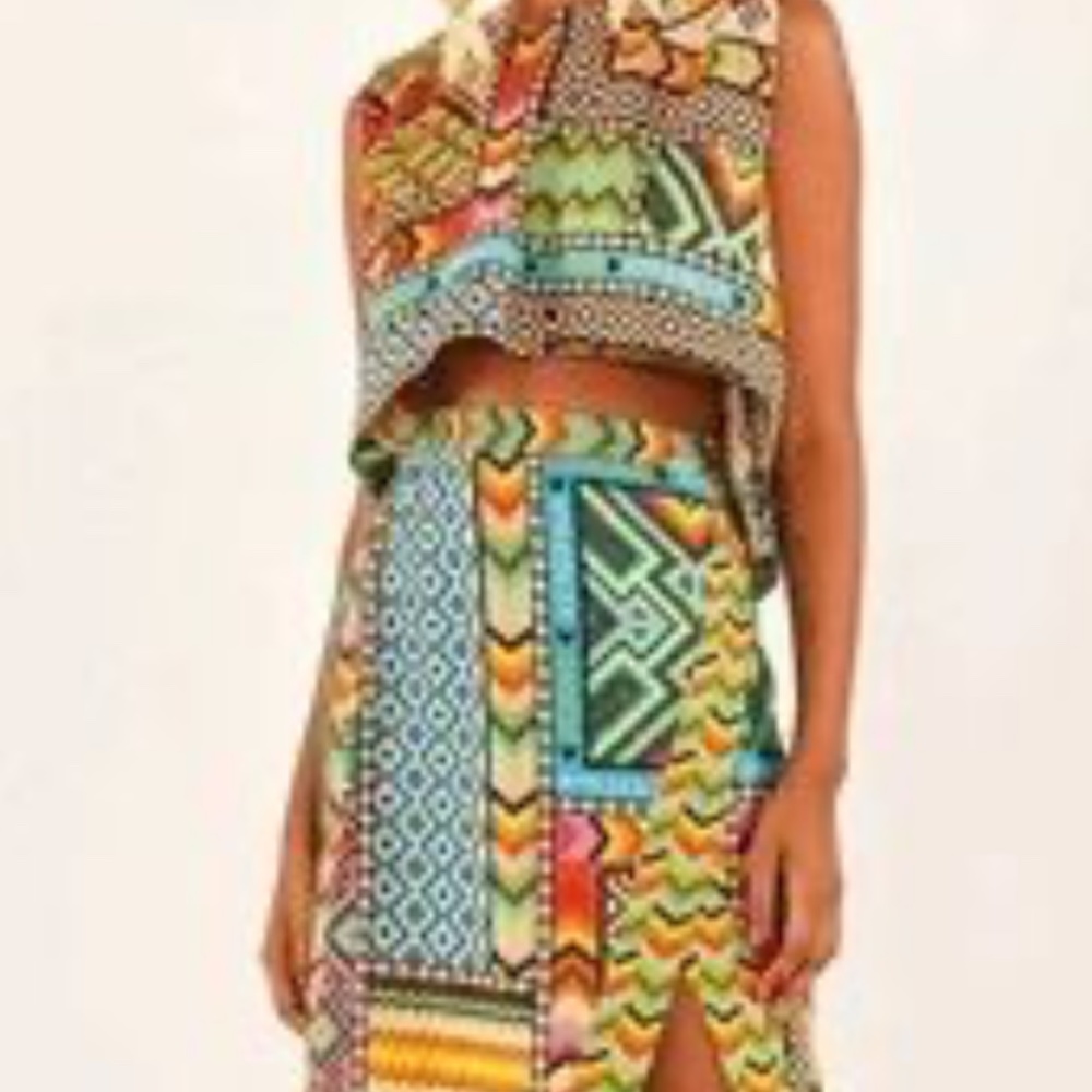 ISO Farm rio banana scarves skirt and top xs or s